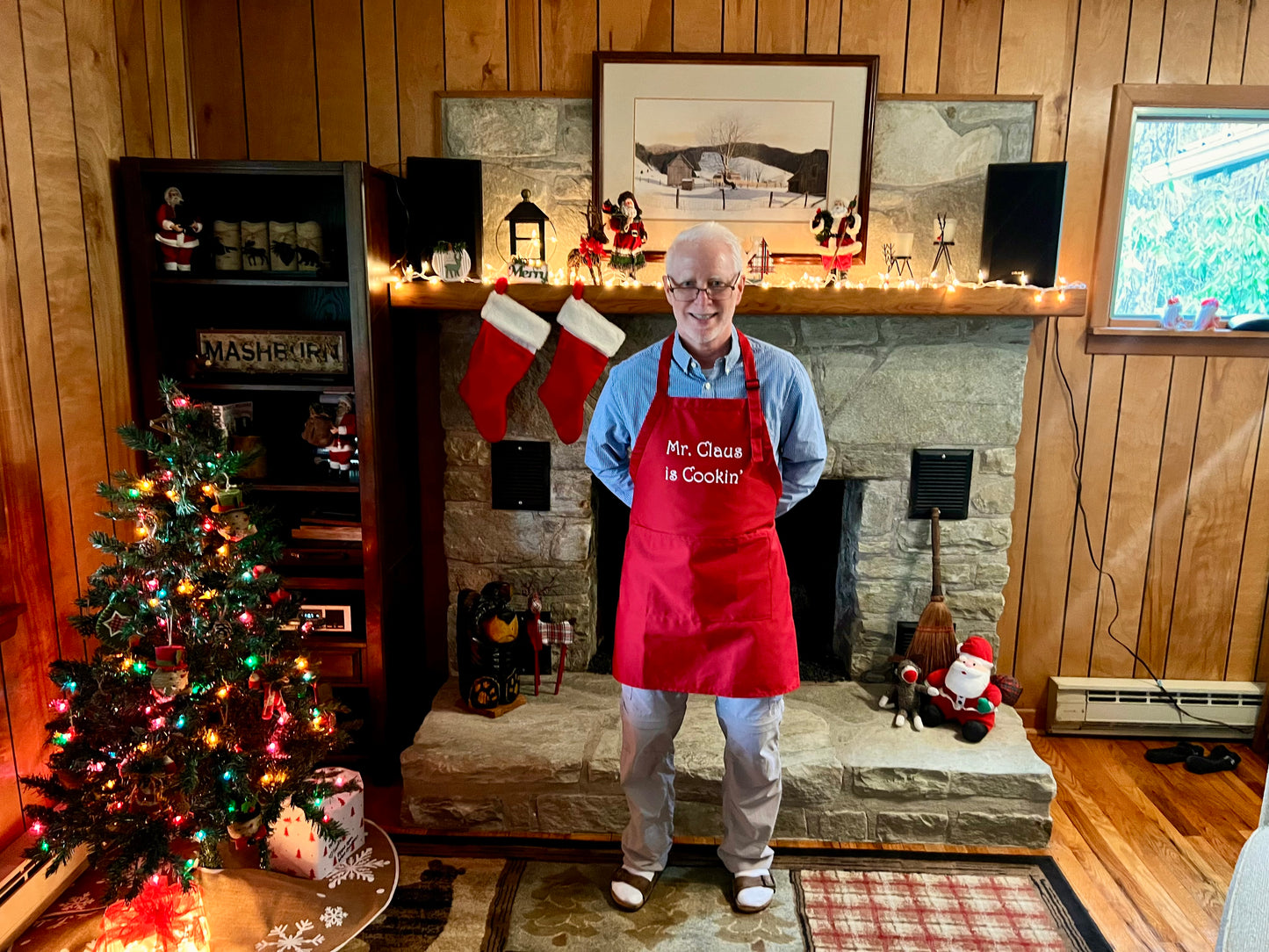 Mr. Claus is Cookin' Apron