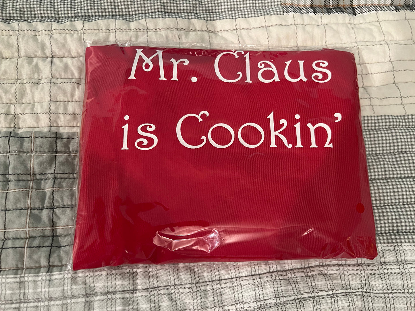 Mr. Claus is Cookin' Apron