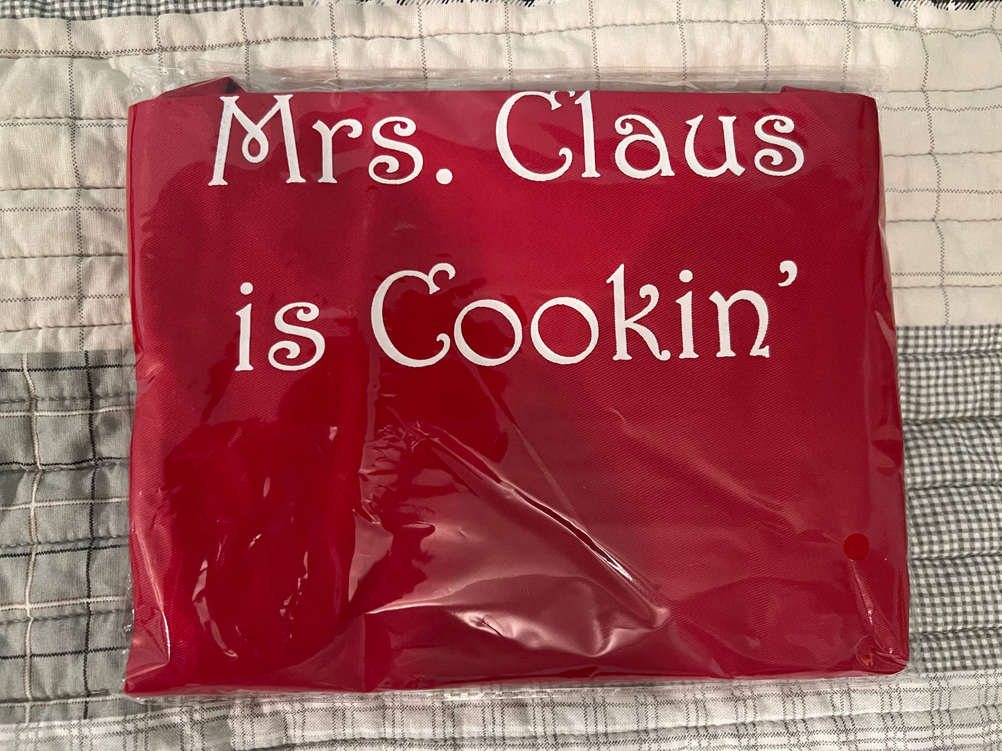 Mrs. Claus is Cookin' Apron