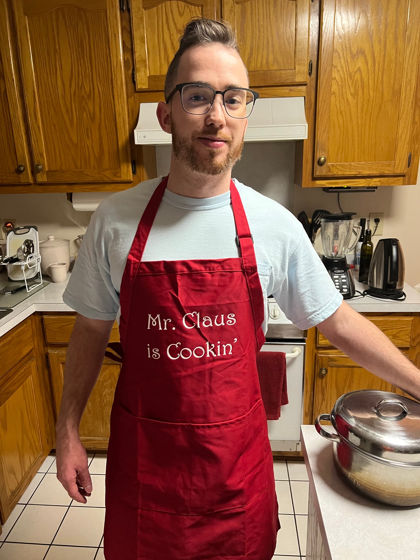 Mr. Claus is Cookin' Apron