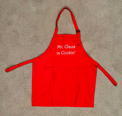 Mr. Claus is Cookin' Apron